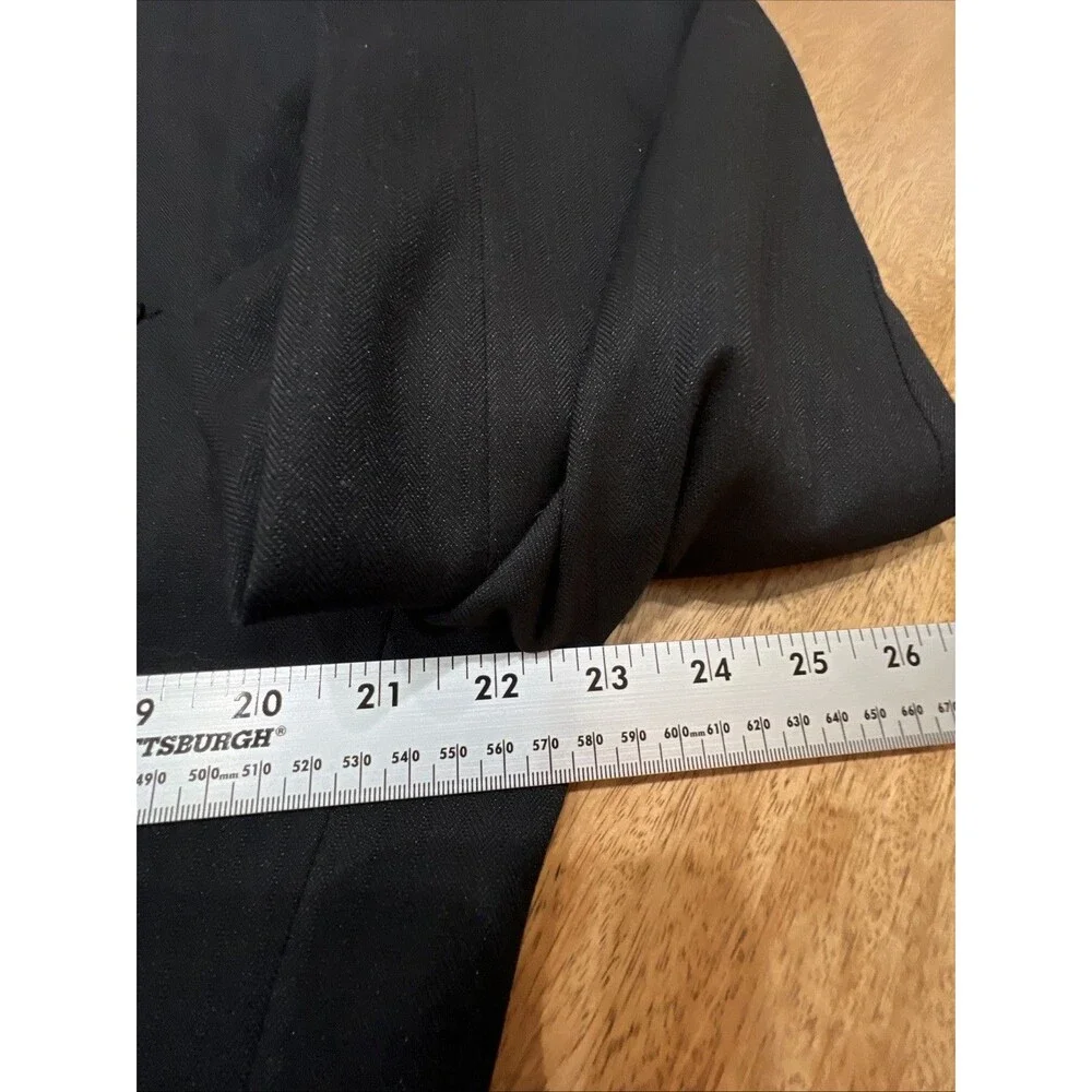 Studio Ferera Men’s Modern Fit Blazer Mens 46R‎ Black Tailored Sport Coat Career